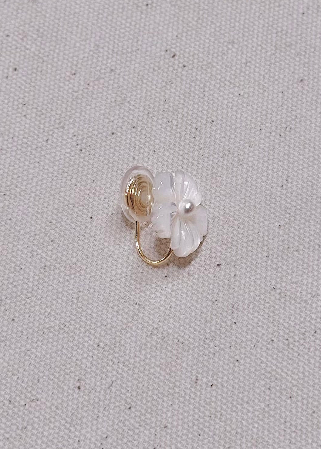 Cherry Blossom: First Blossom Earclips (Clip-on)