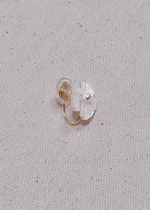 Cherry Blossom: First Blossom Earclips (Clip-on)