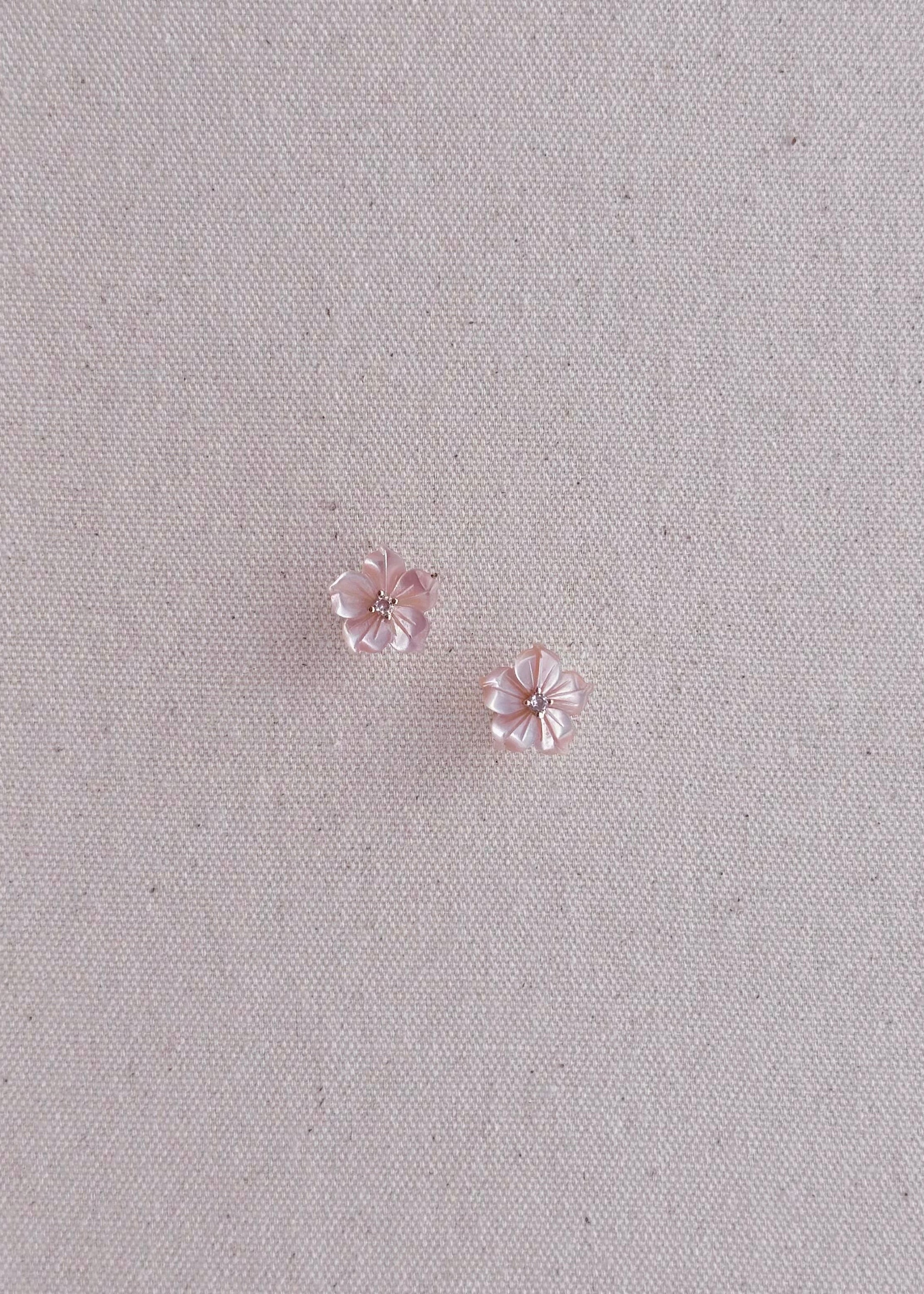 The Kawazu Cherry Earrings Set