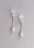 The “Bridal Veil” Flower Earrings