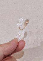 Cherry Blossom: Full Bloom Earrings (Clip-on)