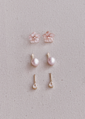 The Kawazu Cherry Earrings Set
