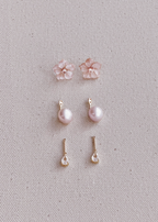 The Kawazu Cherry Earrings Set